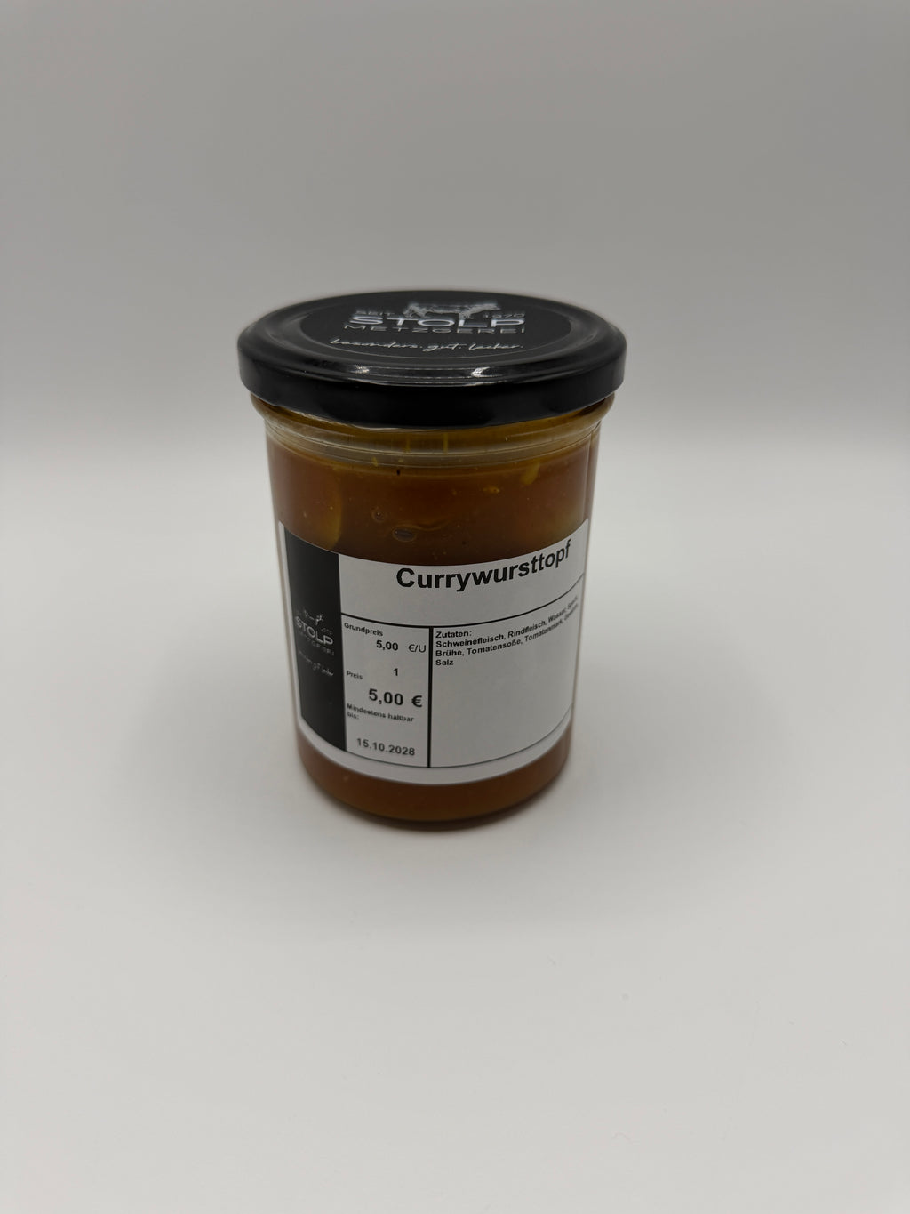 Currywursttopf im Glas